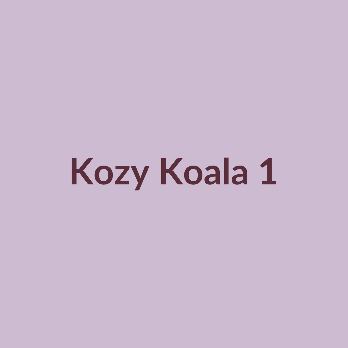 Kozy Koala filler image 1