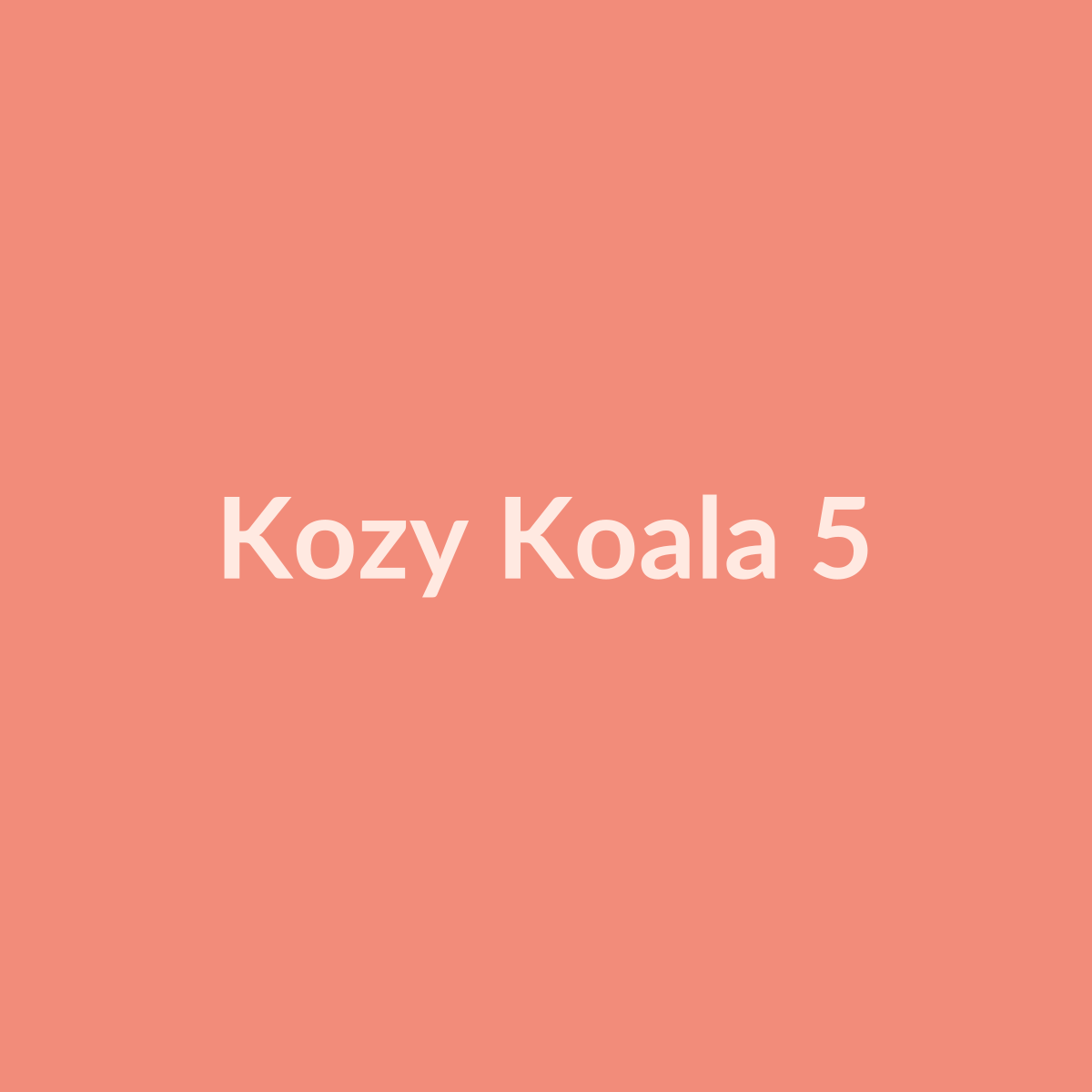 Kozy Koala filler image 5